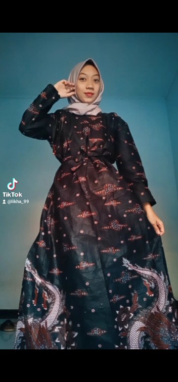 Ms Gamis Batik Sriwedari Maxi Katun Bumil Allsize Dan Jumbo