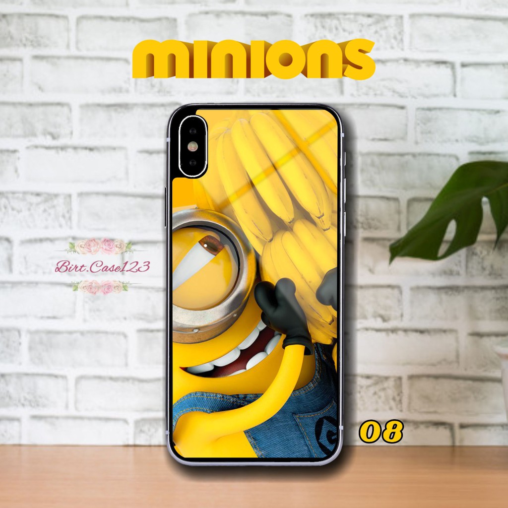 Hardcase 2D Glossy MINION Iphone 5 5s 6 6s 6+ 7 8 Xr X Xs 11 12 Mini Pro Max BC4792