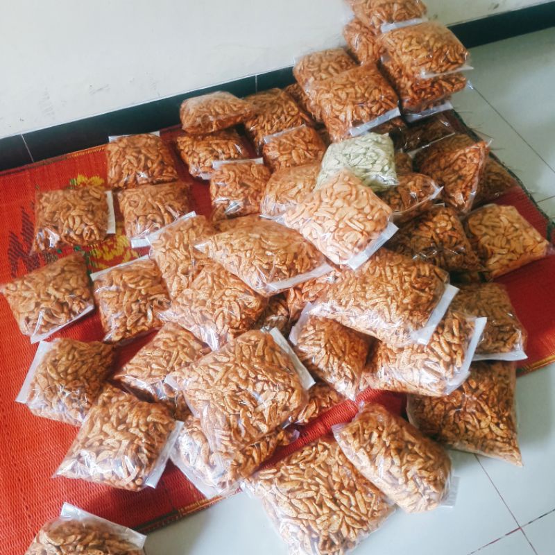 Basreng Daun Jeruk Pedas / Balado / Original 500 Gram