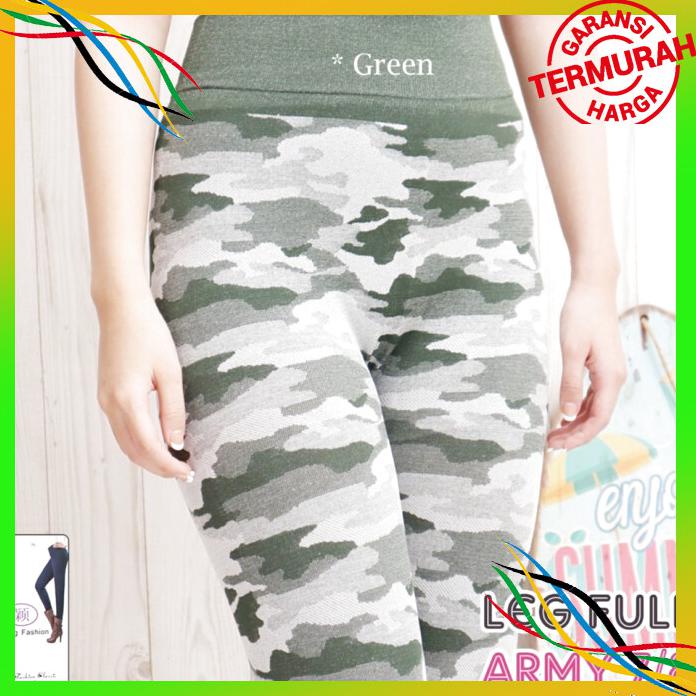 OLAHRAGA CELANA LEGGING WANITA ARMY 7 8 PREMIUM LEGGING SPORT SENAM WANITA ARMY 7 8 D. ALL SIZE
