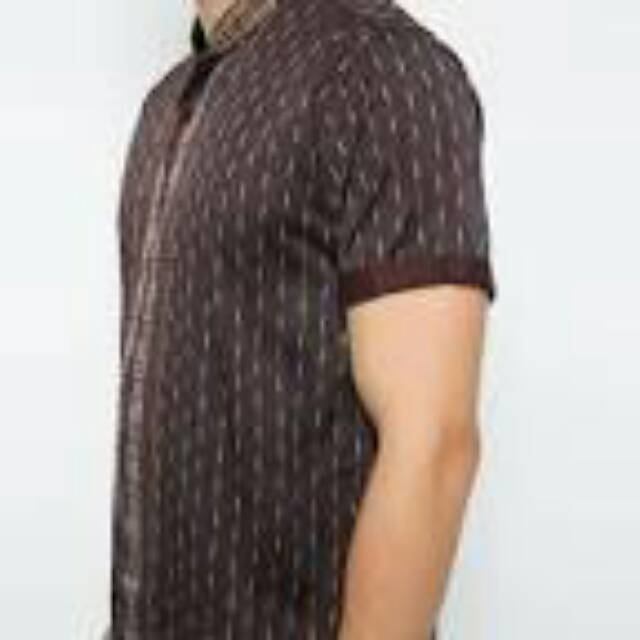 BRITANIA Short Sleeve Henley Print Shirt 6022