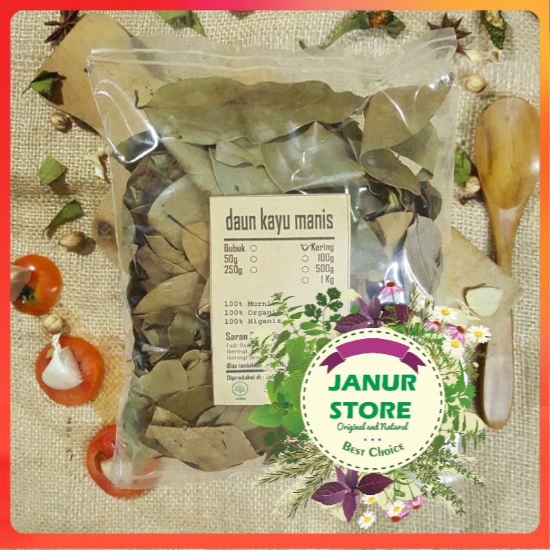 

GRADE A - DAUN KAYU MANIS KERING 1000 GRAM / 1 KG - Cinnamomum Verum - MURNI - PREMIUM QUALITY