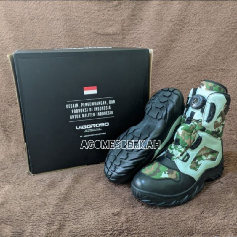 SEPATU PDL KOSTRAD JATAH TNI VIGOROSO/SEPATU PDL BOOTS VIGOROSO JATAH TNI