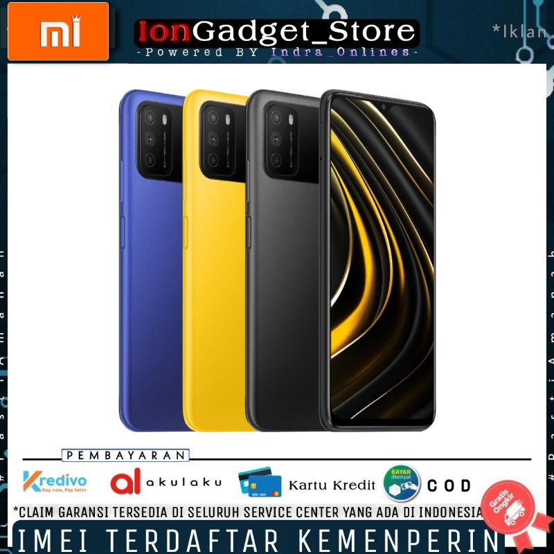 XIAOMI POCO M3 RAM [ 4/64GB 6/128GB ] GARANSI RESMI