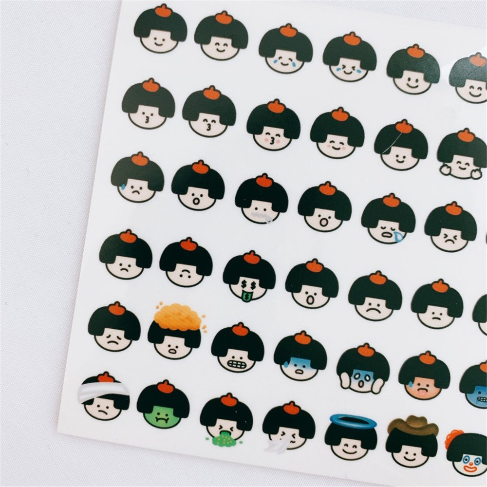 【TERSEDIA &amp; COD】Stiker Motif Emoji Anti Air Untuk Dekorasi Diy