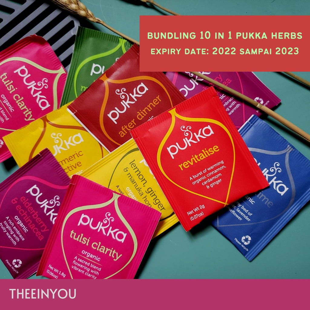 

Teh Herbal PUKKA Herbs Bundling 10's Kantung Teh|Spesial