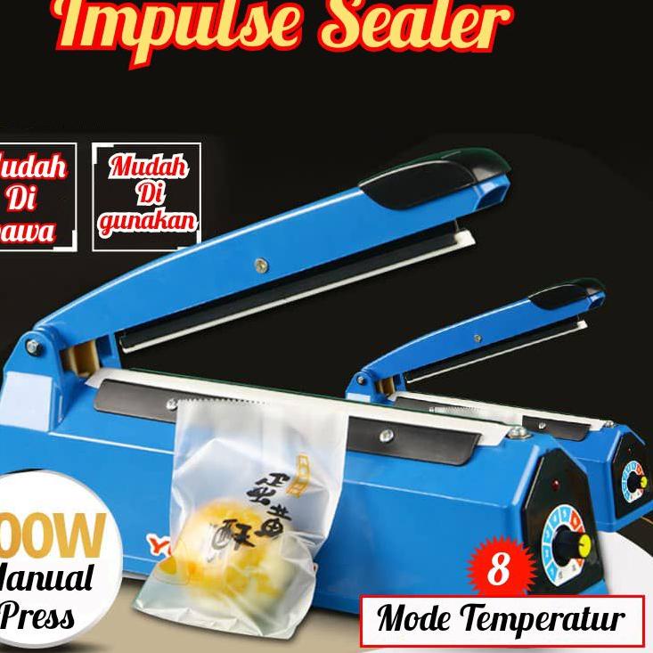 Dijamin Berkualitas Impulse Sealer PFS-200 Alat press plastik 20cm⭐ Toko13⭐