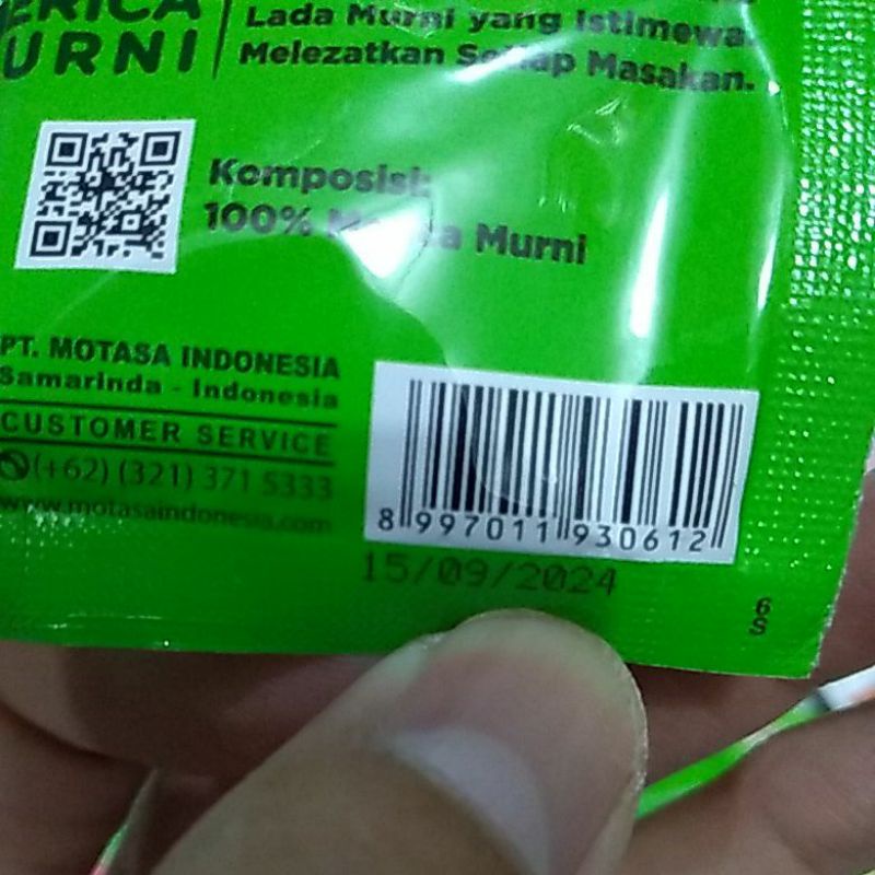 Ladaku merica bubuk 1 renceng ( 12 sachet x 3 gr )