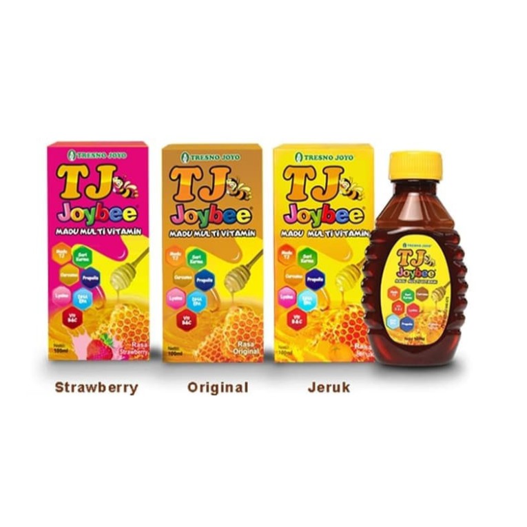 Tresno Joyo Madu TJ Joybee Rasa Original / Strawberry / Jeruk 100ml