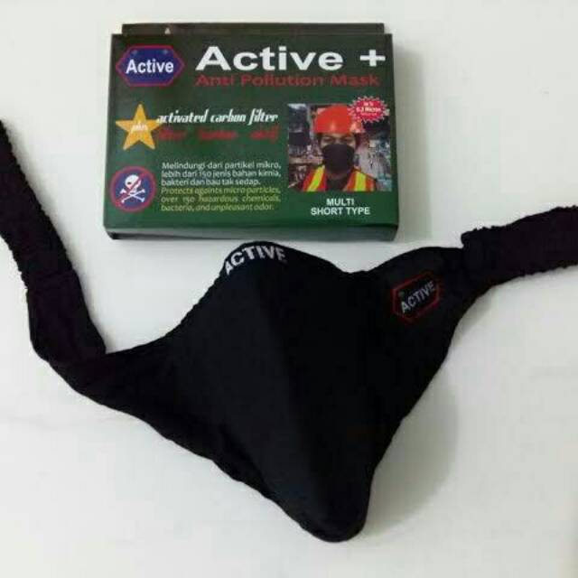 Maskr karbon aktif maskr active masker anti polusi