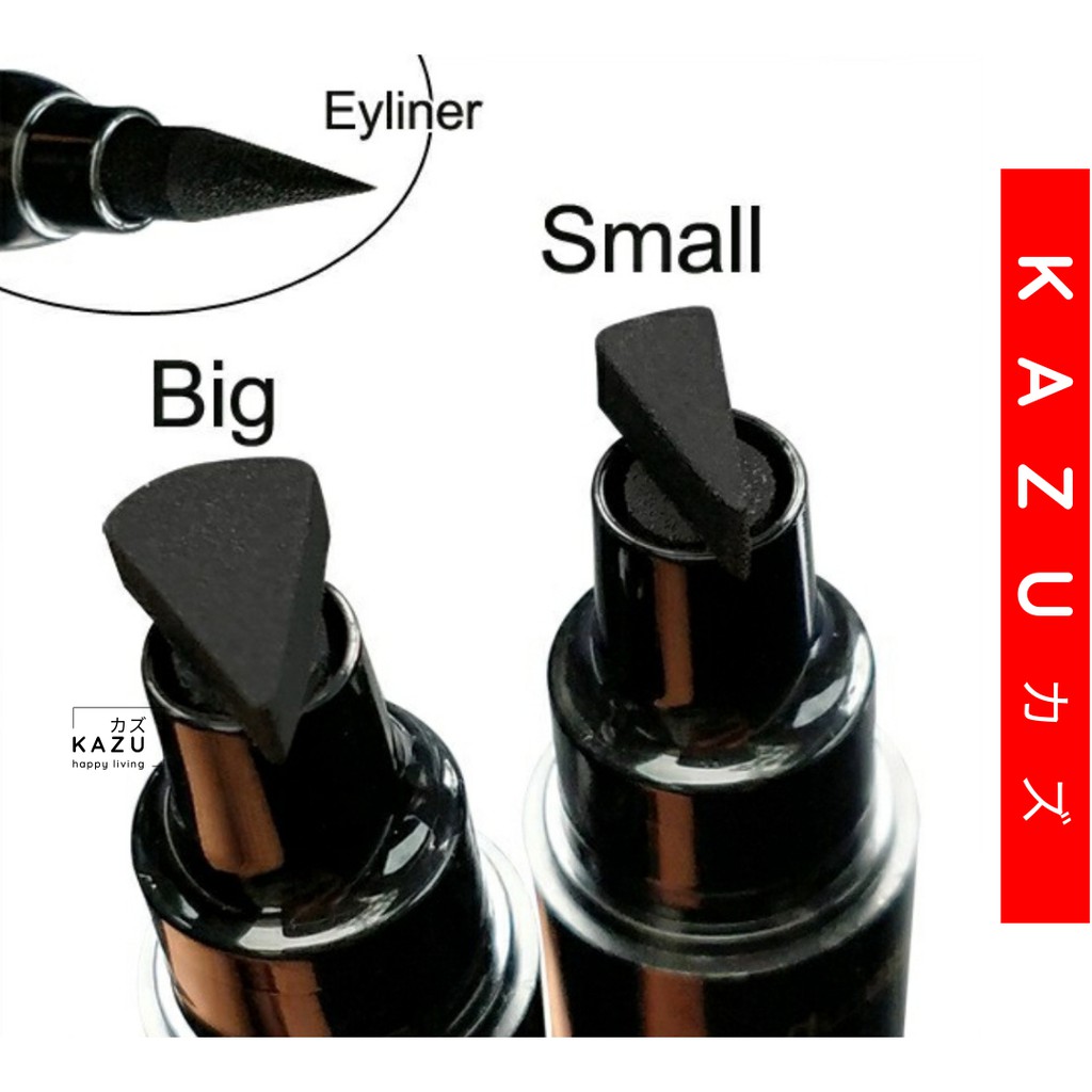 KAZU KBF114 CMMADU Eyeliner Stamp Cat 2 in 1 Original Spidol Mata Import