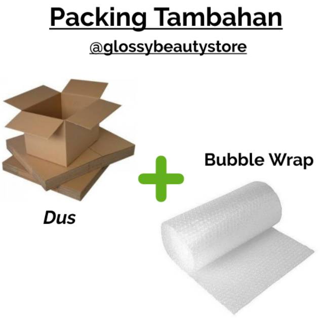 

Packing Tambahan dus dan buble wrap dan packing kayu