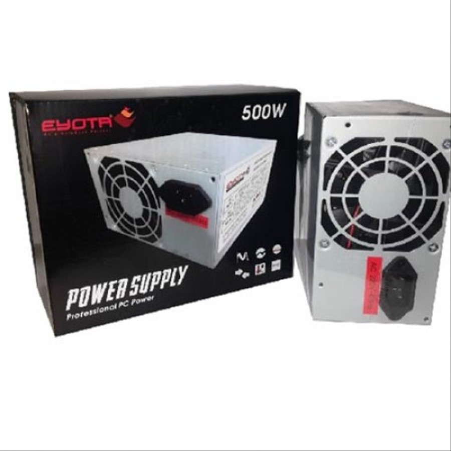 EYOTA PSU Power Supply PC Computer Komputer 500W 500 Watt