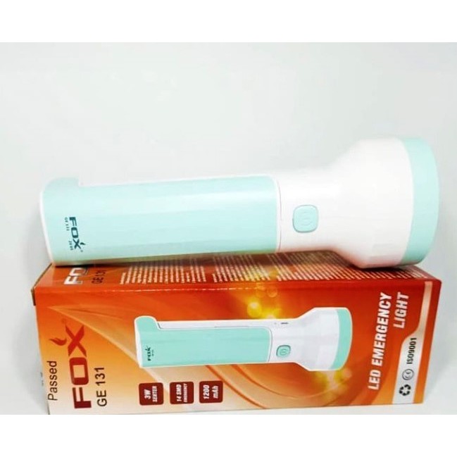 Senter Fox 131 emergency light senter lipat terang belajar