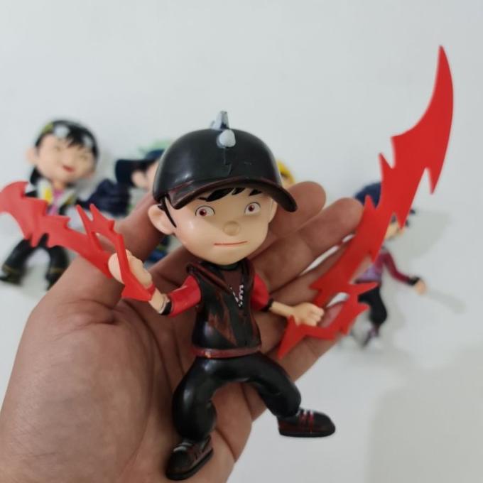 Action Cm Petir Set Tinggi Isi 5 Pcs Figure Boboiboy 12 M.Alvin29