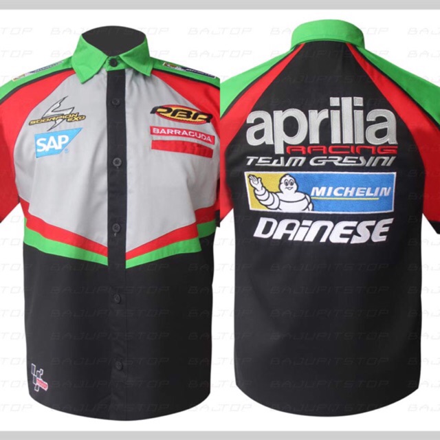 Baju Kemeja MotoGP Aprilia Racing Team Gresini 2016 Kode: AKD046