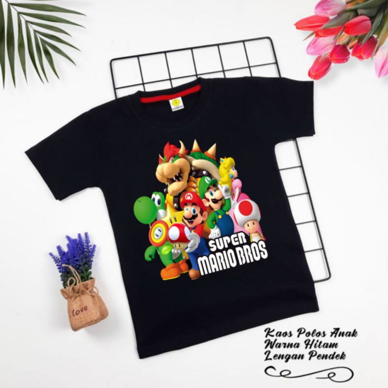 N2-KAOS ANAK MARIOBROSS KEREN SUPER PREMIUM