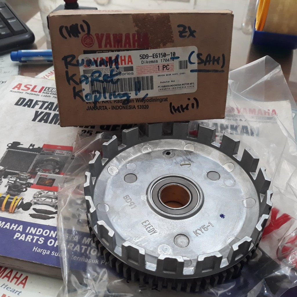 Rumah Aluminium Kampas Kopling - Jupiter Robot Asli Yamaha 5D9-E6150-10
