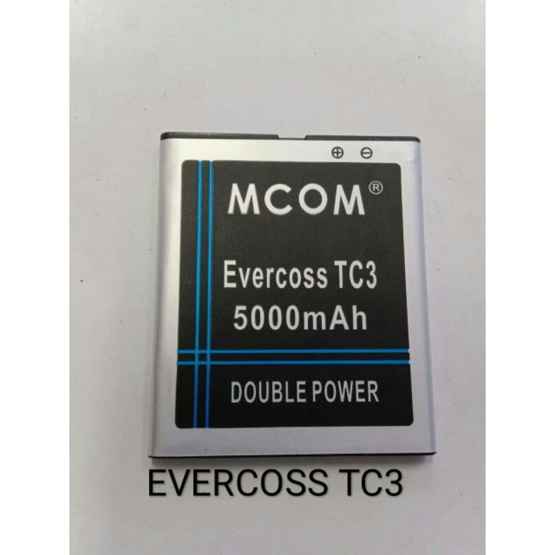 baterai Evercoss TC2 / TC3 ever cross cros double power battery baterei batere batrei batre