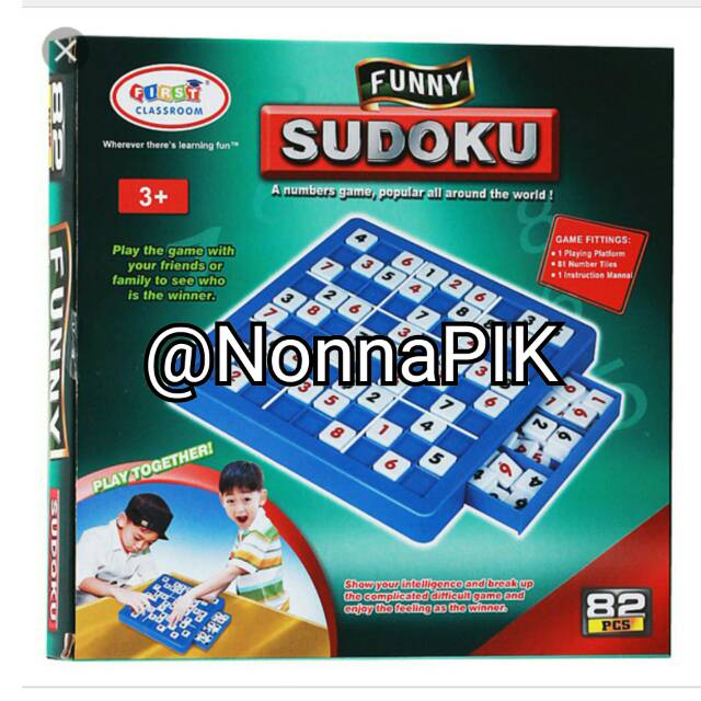 Mainan Edukasi SUDOKU [ ada 3 jenis box ]