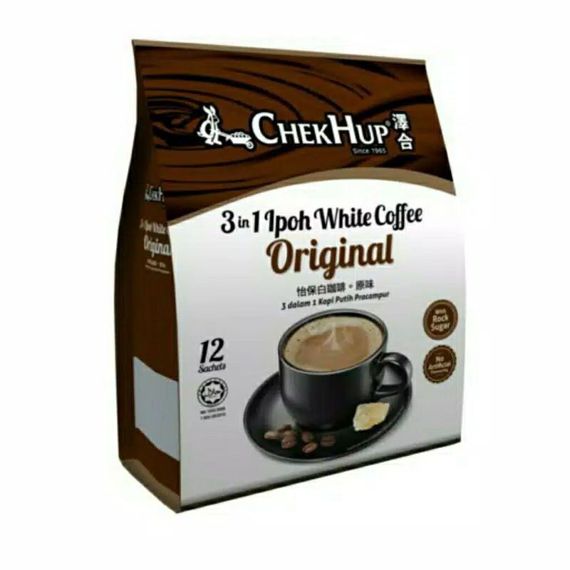 

CHEKHUP 3IN1 IPOH WHITE COFFEE ORIGINAL ( 12 SACHET )