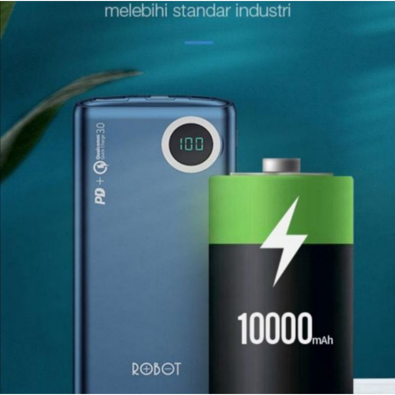 Power Bank Robot RT1000 10000mAh Fast charger Quick charger 3.0