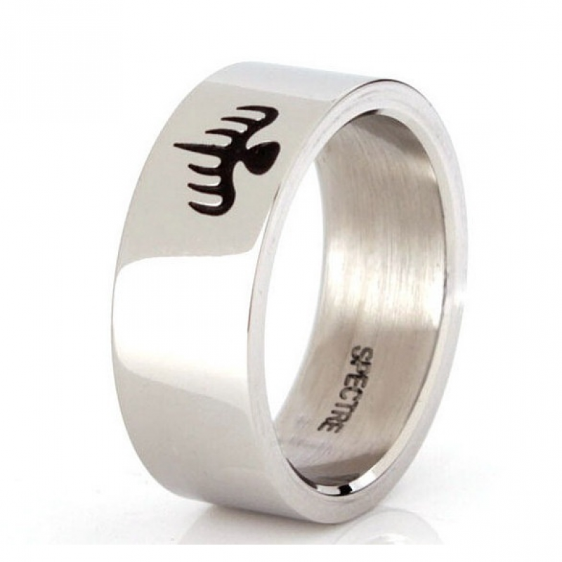 007 James Bond Ghost Pria Cincin Stainless Steel / Aksesoris Perhiasan Fashion