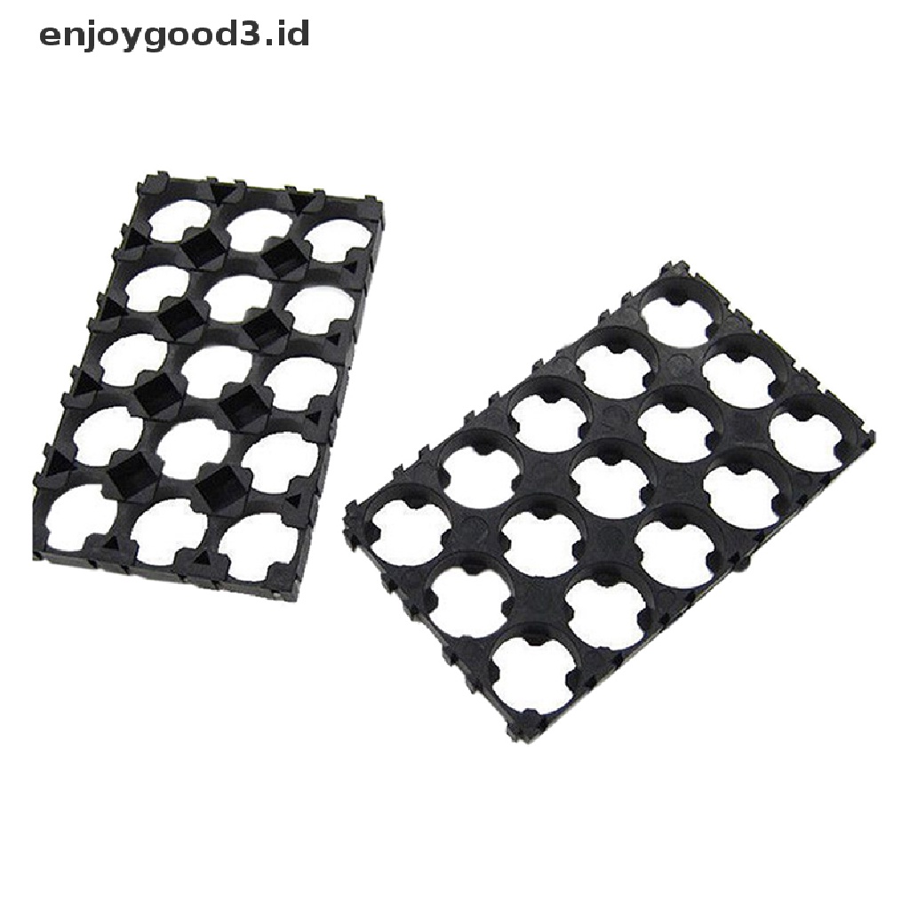 (Rready Stock) 10pcs Switcher Pak Holder Baterai 18650 3x5 Cell Bahan Plastik (ID)