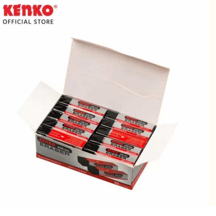 

[YuD㊓] Penghapus Kenko Tanggung ER-30L Hitam ( 1 pak ) ||Ready's stock