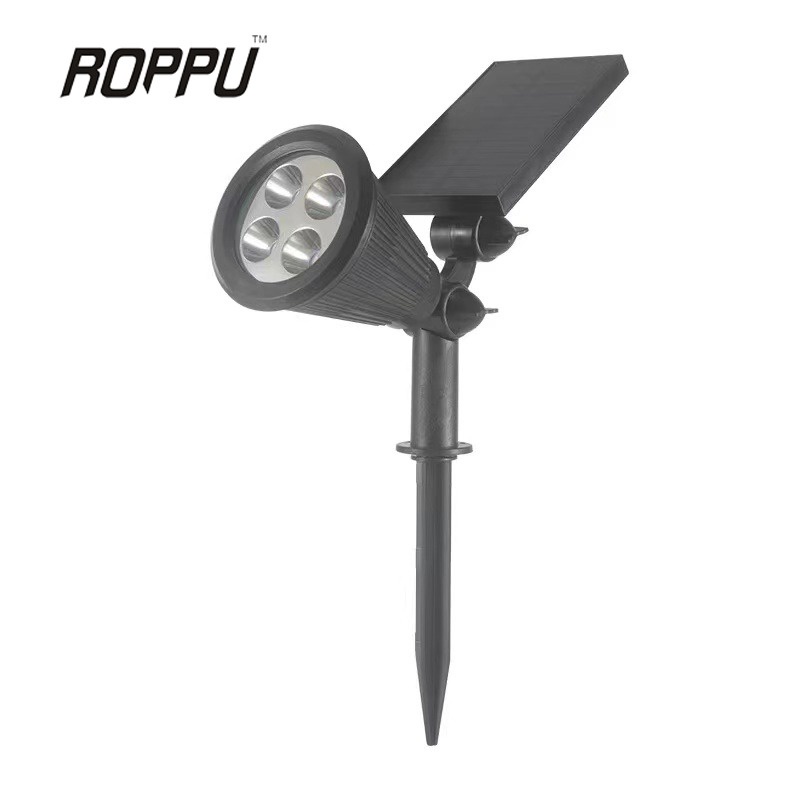 Roppu Lampu Solar Panel Taman Outdoor Tenaga Surya 12 LED