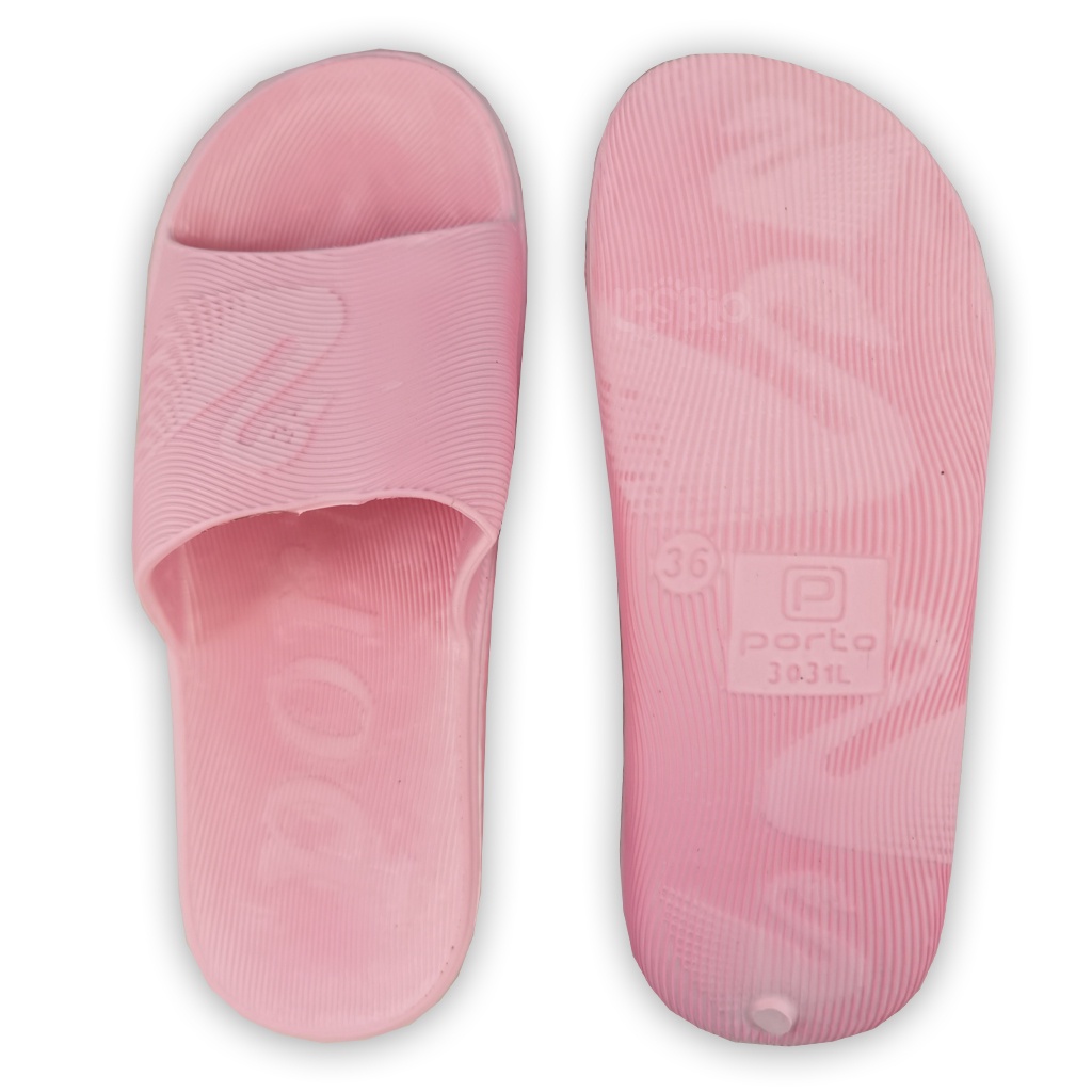 Porto Sandal Selop Jalan Kasual Rumah Rubber Anti Slip Wanita 3031L