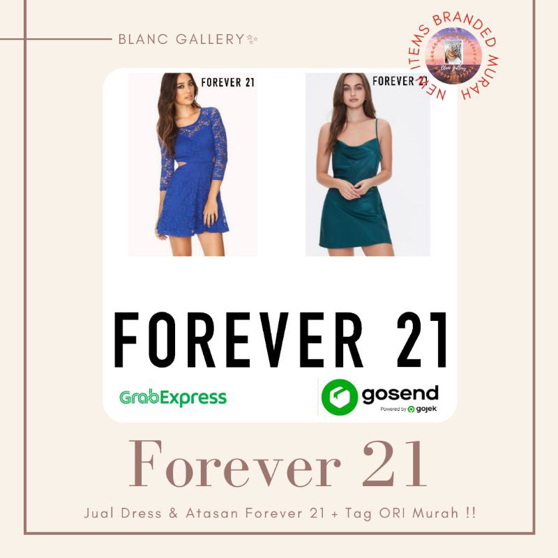 Dress Forever21 Atasan Forever21 Dress Forever 21 Atasan Forever 21 Dress Branded ! Branded Murah !!