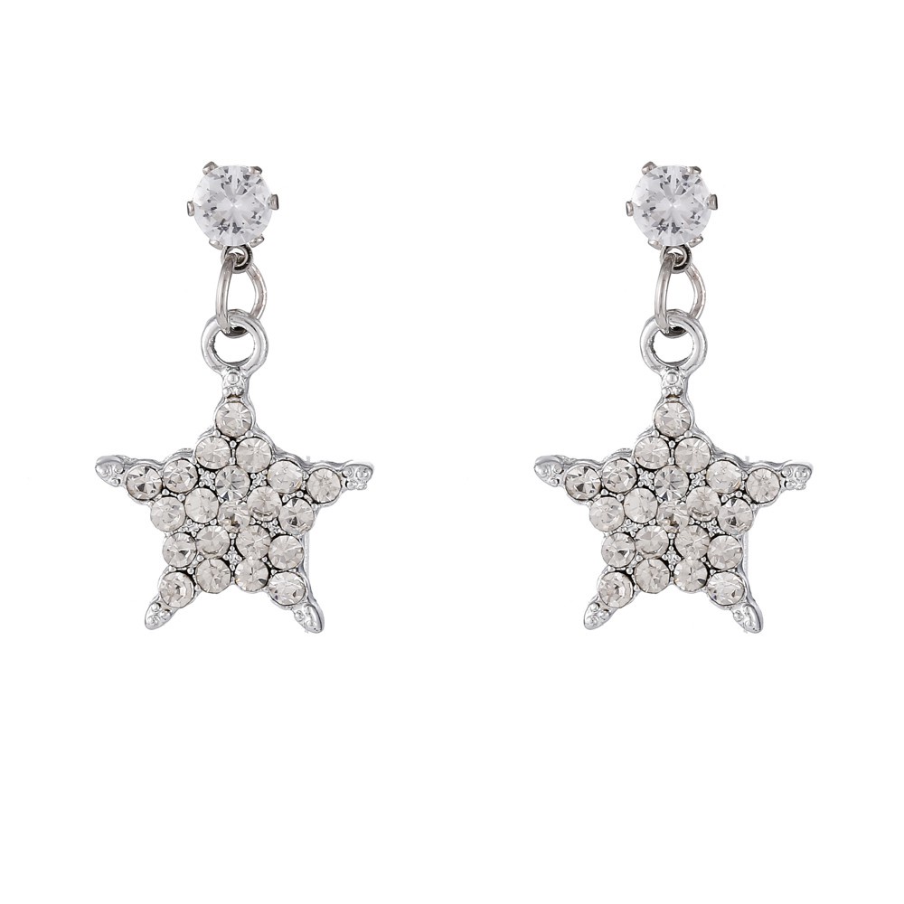 ✅COD Anting Wanita Korean lady earrings thin long earrings cold model suits all-7 White Earrings