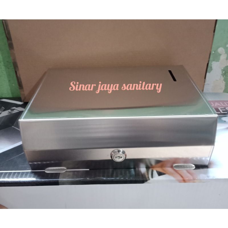 Tempat tissue box subron stainless 304 &quot;ORIGINAL&quot; / Tempat tissu subron stainless