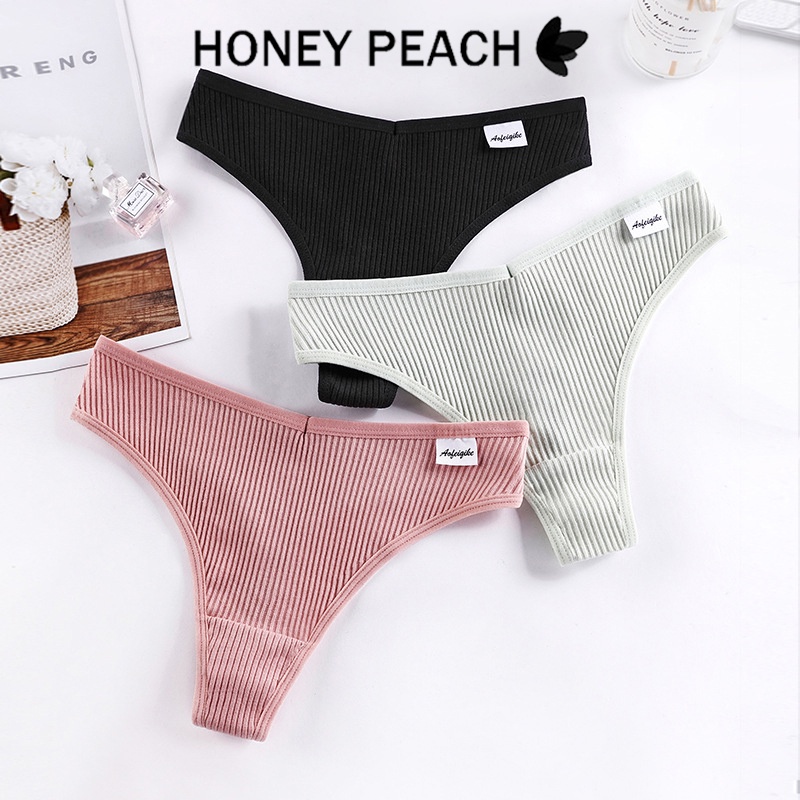 Celana Dalam Wanita Katun Thong CD Fashion Sederhana