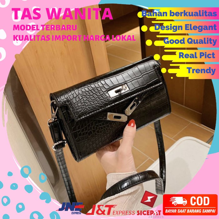 TAS SELEMPANG WANITA GQ2808 HANDBAG TAS WANITA IMPORT MURAH NB724