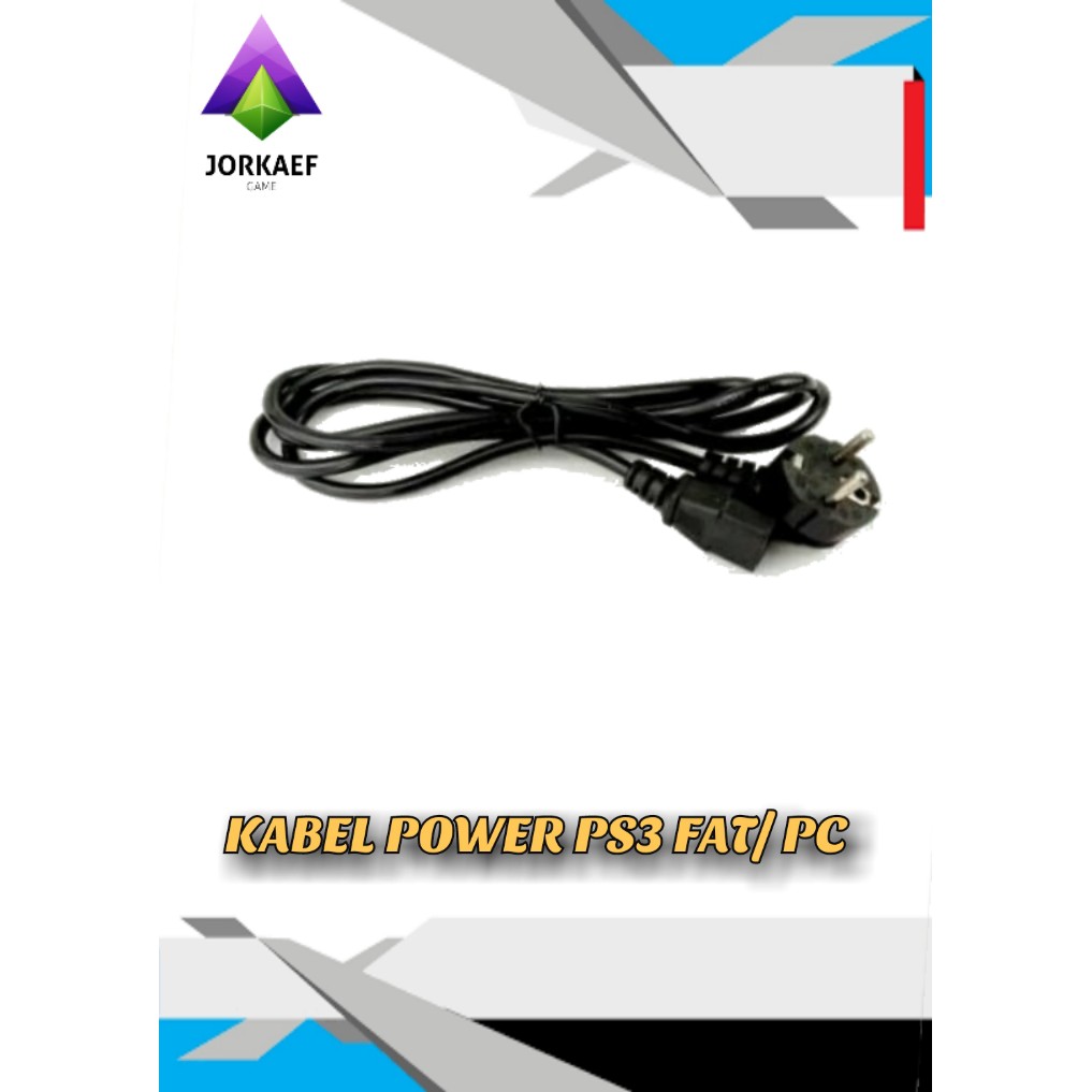 KABEL POWER SUPPLY UNTUK PS3 FAT/PC murah