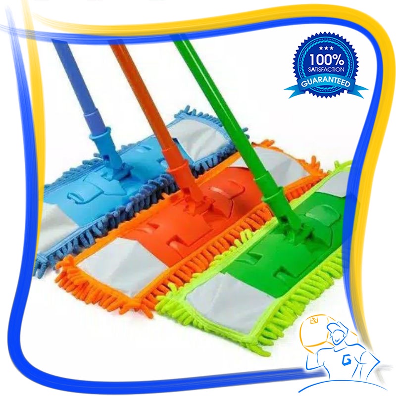 Alat Sapu Pel Lantai Cendol Microfiber Kain Pembersih Magic Mop Fiber Clean Floor Serbaguna