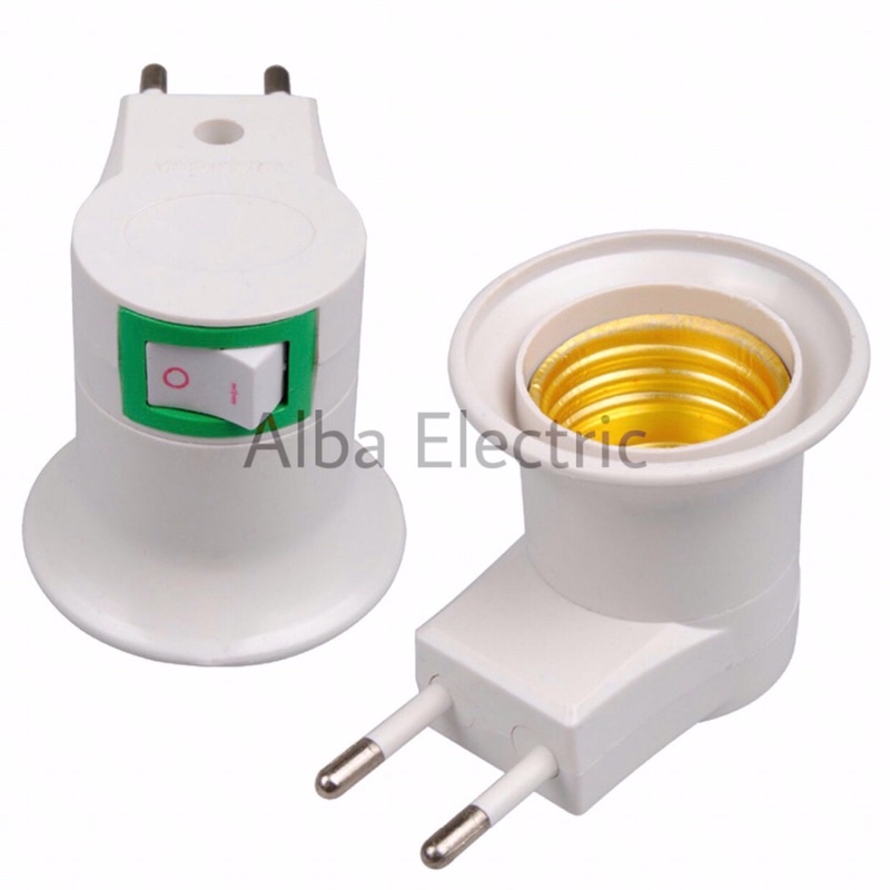 Fitting lampu colok switch on off ATN / Fitting colok switch ATN