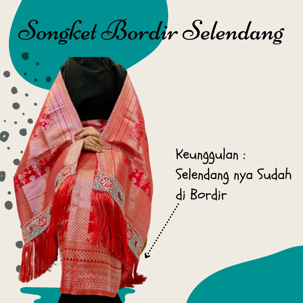 Jual Songket Palembang Asli Tenun | Songket Couple | Kain Songket ...