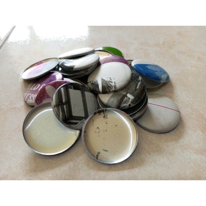 Alumunium koran 44 mm untuk bahan pin/gantungan kunci pin