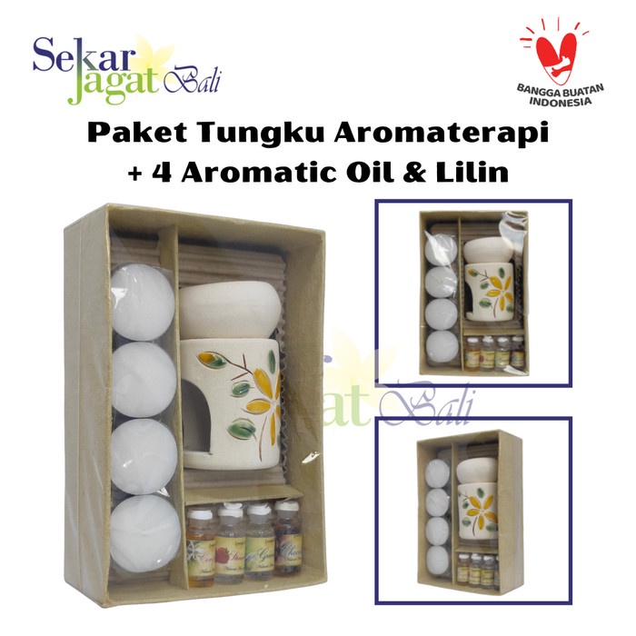 Tungku Aromatherapy / Tungku Aromaterapi Keramik Lengkap