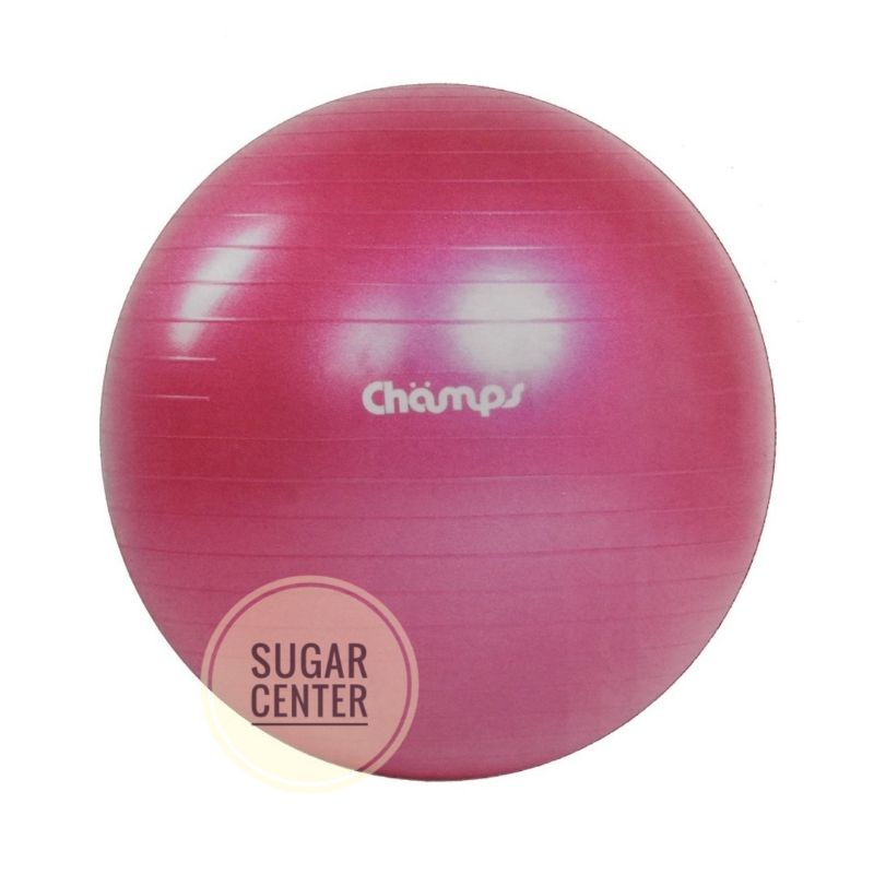 Champs Bola Fitness Anti Burst 75cm/Bola Gym Yoga/Bola Fitness Pilates/Gym Ball 75cm