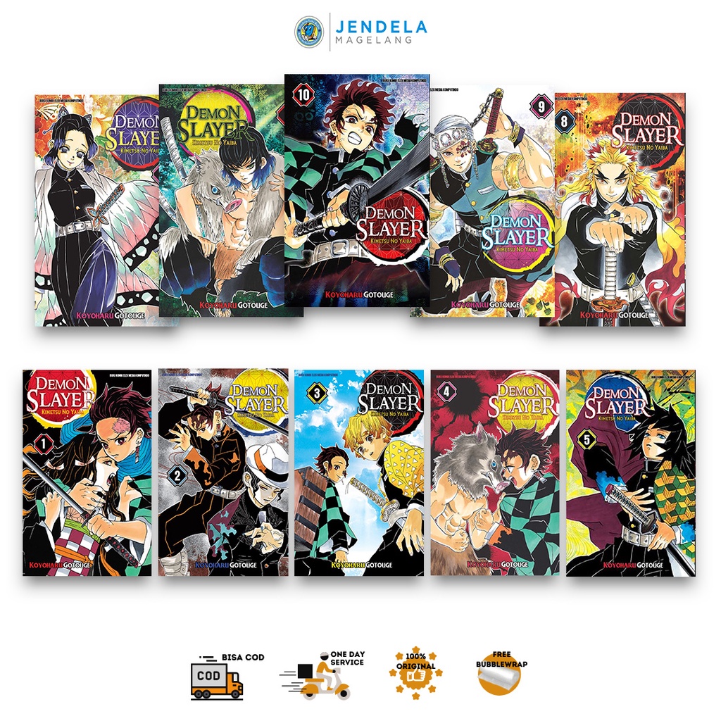 Komik Demon Slayer : Kimetsu No Yaiba Volume 1-13 (Lengkap)