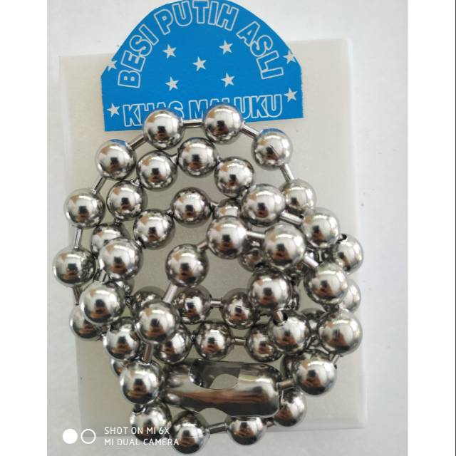 KALUNG COWOK BESI PUTIH KHAS AMBON