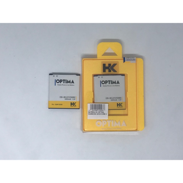 BATRE BATERAI SAMSUNG CORE 2 G355H HK OPTIMA DOUBLE POWER HK OPTIMA