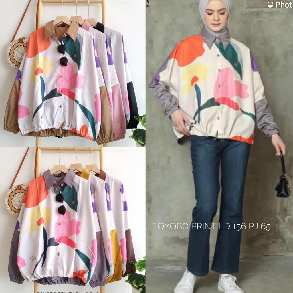 blus toyobo print import