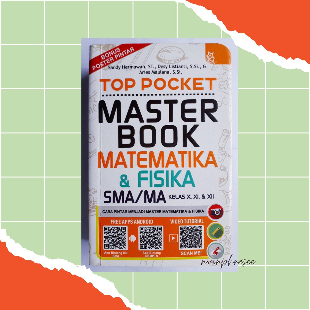Preloved Buku Rumus: Top Pocket Master Book Matematika & Fisika untuk SMA/MA