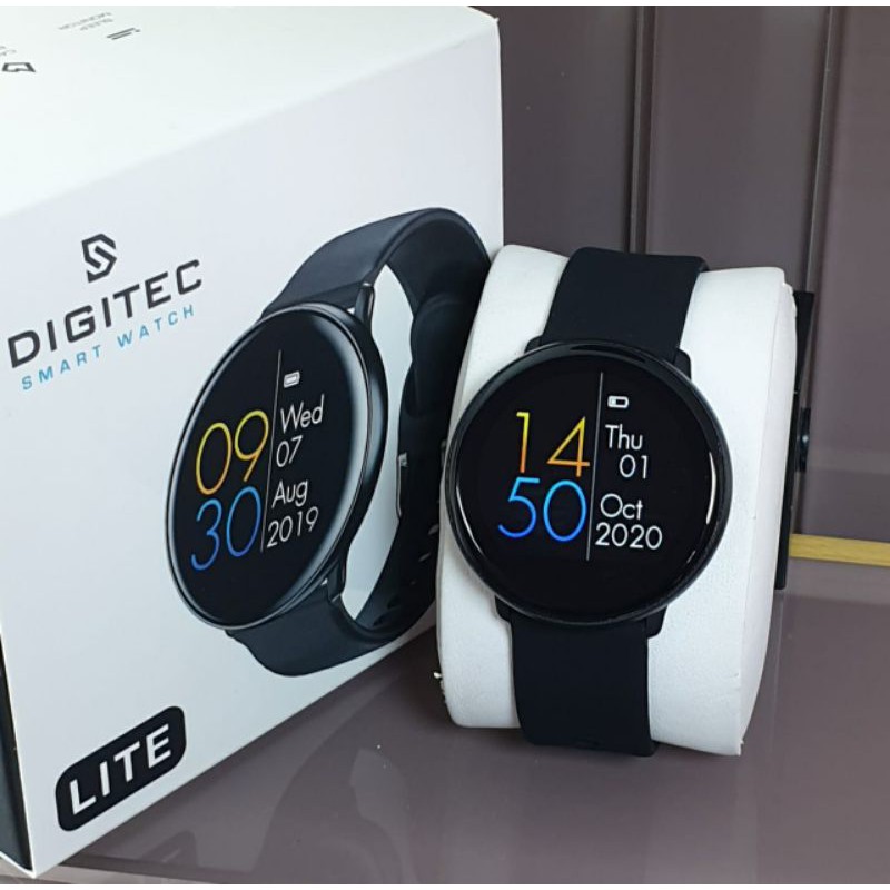 Jam Tangan Wanita DIGITEC LITE Original smartwatch tali karet