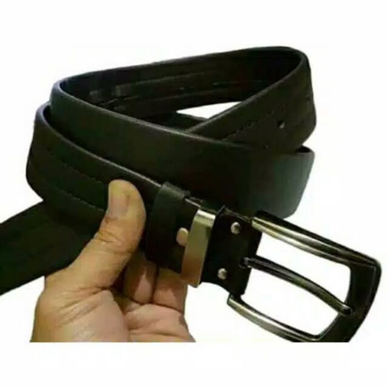 Ikat Pinggang Resleting Pria Asli Kulit Garut